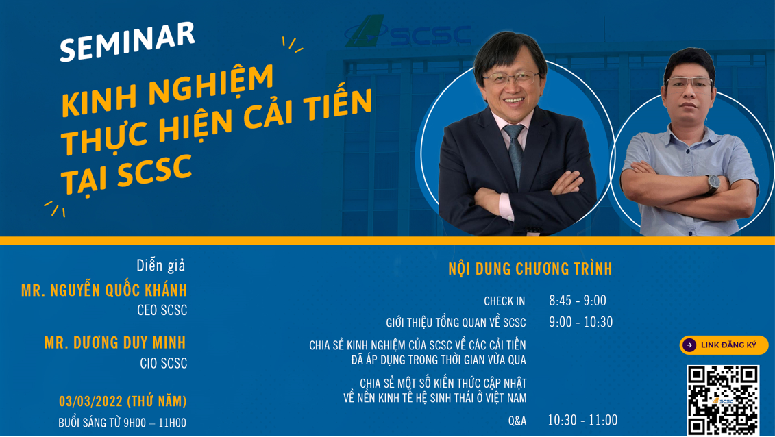 Gemadept và SCSC phối hợp tổ chức Hội thảo trực tuyến chia sẻ kinh nghiệm chuyển đổi số