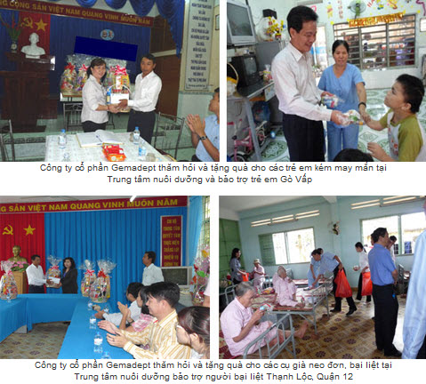 Gemadept mang mùa xuân đến với cộng đồng