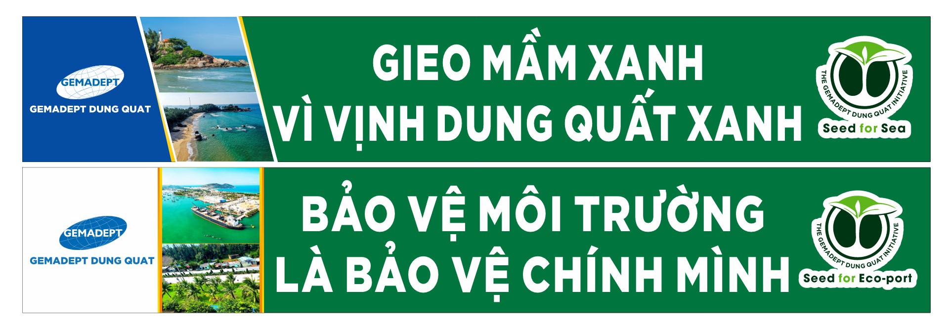 Gemadept Dung Quat International Port start “SEED FOR SEA”, the new initiative